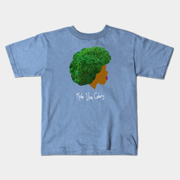 Kale Von Celery in White Kids T-Shirt by Kale Von Celery